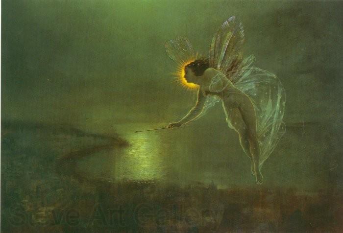 Atkinson Grimshaw Spirit of the Night Norge oil painting art